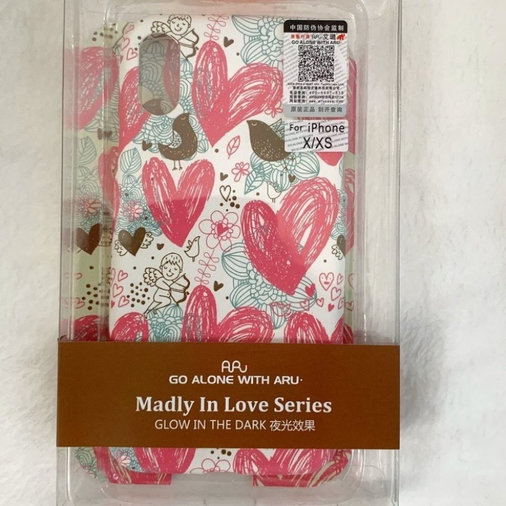 iPhone X / iPhone XS  tpu gold stamp pattern case